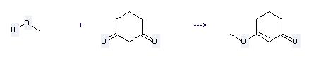  2-Cyclohexen-1-one,3-methoxy- can be prepared by cyclohexane-1,3-dione and methanol.